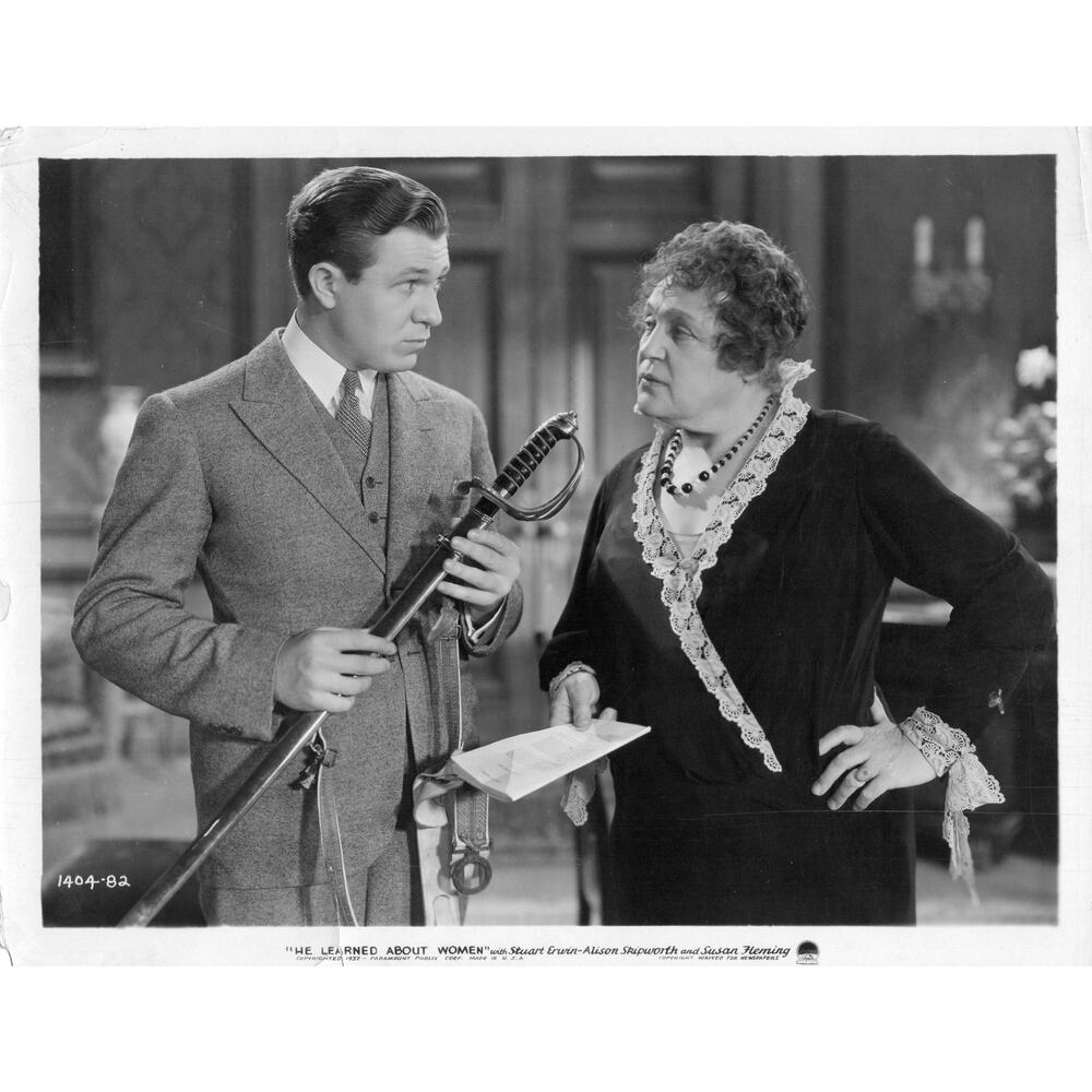 Vintage 1932 He Learned About Women - Alison Skipworth- Movie Still Photo 8x10